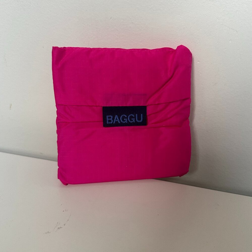 BAGGU Standard Reusable Foldable Shopping Bag - Pink 'Primrose' NWOT